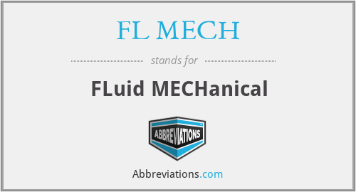 FL MECH - FLuid MECHanical